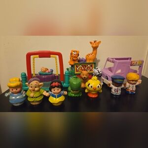 Little People Bundle - Princess Toy Story Ice Cream Truck Baby Swing Zoo Animals